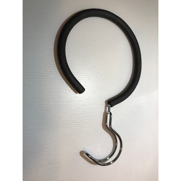 Belts Scarves Neckties Black Metal Clothes Hanger Organizer - Picture 2 of 3